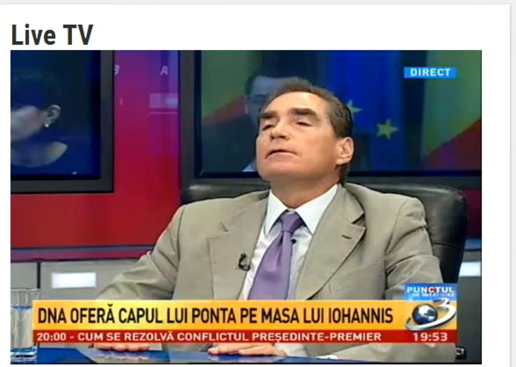 Fostul deputat PNL Petre Roman, în apărarea lui Victor Ponta la Antena 3