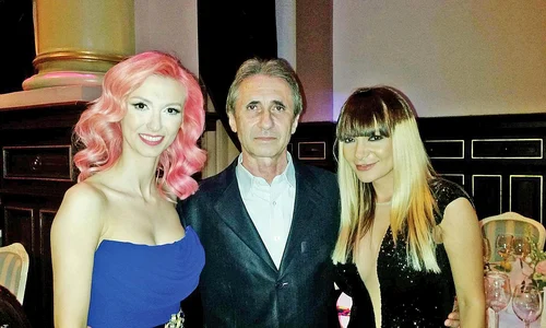 Sândel Bălan și André la botezul  nepoatei Ella Maya, în aprilie 2017 jpeg