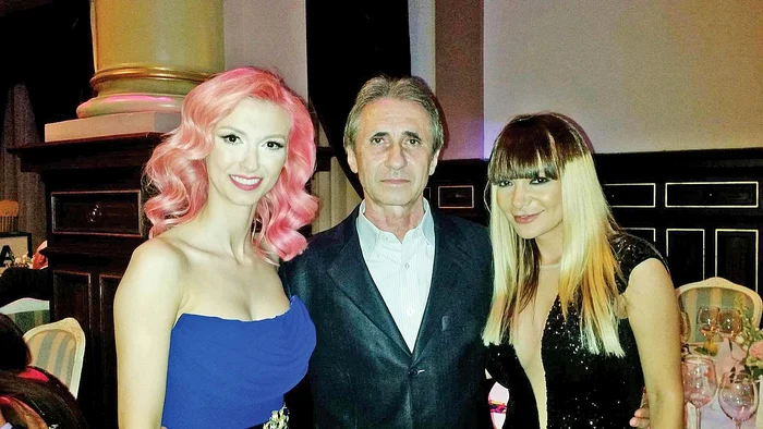 Sândel Bălan și André la botezul  nepoatei Ella Maya, în aprilie 2017