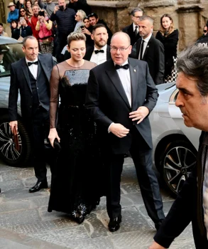 Charlene și Albert de Monaco, la gala din Florența