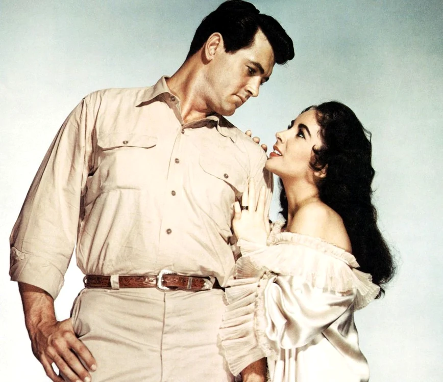 Elizabeth Taylor făcea un cuplu de vis cu Rock Hudson pe ecrane ( Foto: Profimedia)