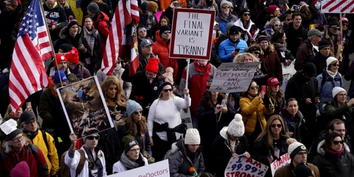 Manifestatie la Washington impotriva vaccinarii obligatorii FOTO EPA-EFE