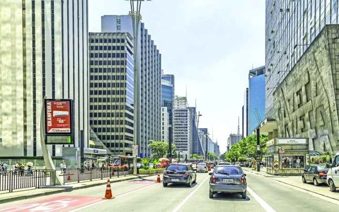 Imagine de pe artera Avenida Paulista