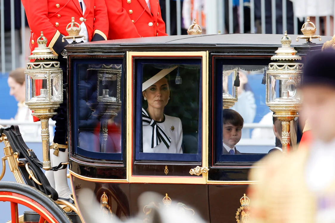 Deși aparent relațată, Prințesa de Wales a avut mari emoții la Trooping the Colour.FOTO:Getty Images