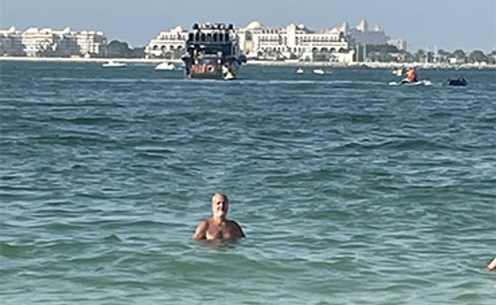Peisaj de vis: Marina Dubai la asfinţit