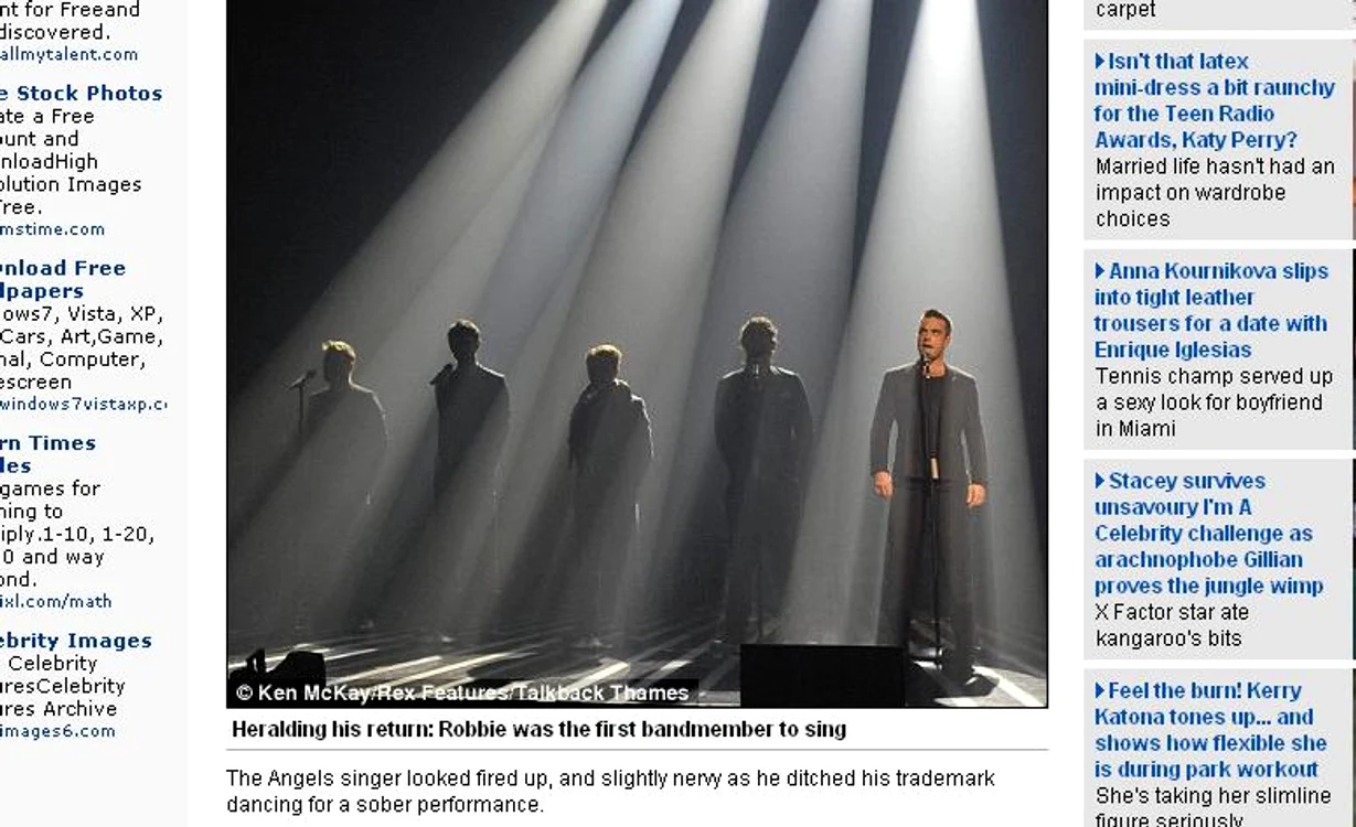 Take That, FOTO: Daily Mail