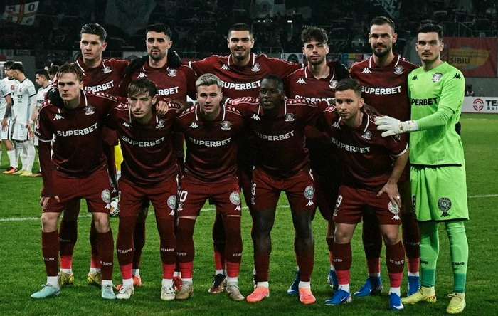 Echipa Rapidului de la Sibiu  FOTO Facebook FC Rapid