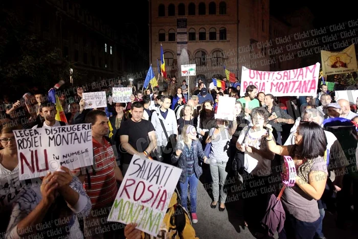 Proteste Roşia Montană