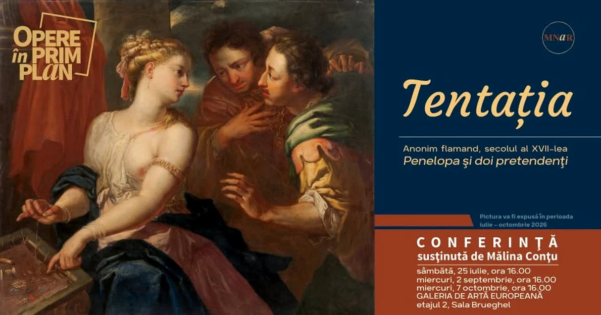 Opere în prim plan - prezentări de tip conferință în Galeria de Artă Europeană