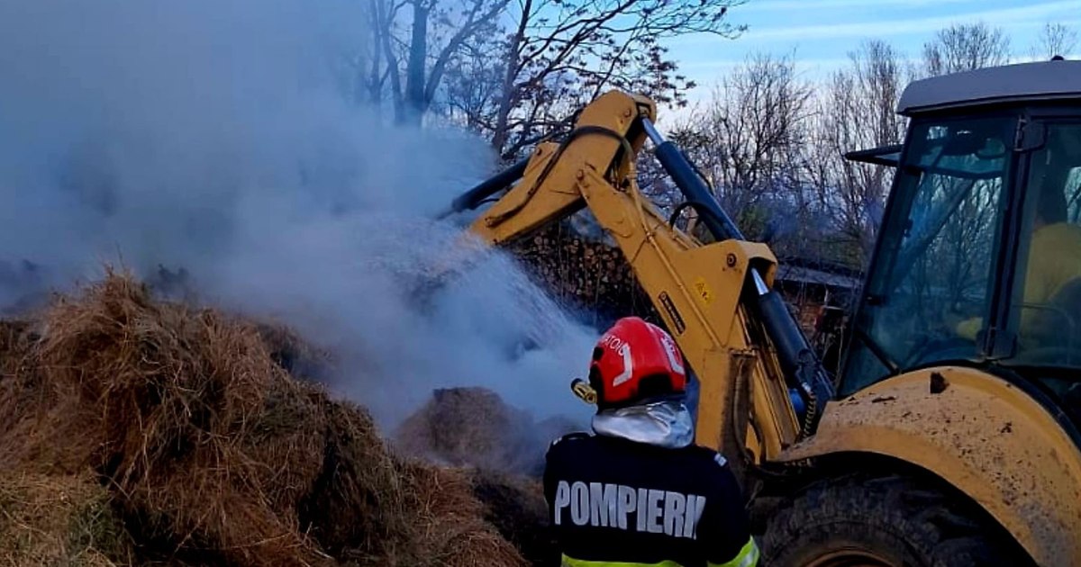 Incendiu devastator în Giurgiu, după ce doi copii s-au jucat cu focul