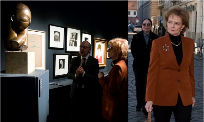 Majestatea Sa Margareta a vizitat expozitia Brancusi de la Timisoara   Daniel Angelescu, Casa Regala jpg