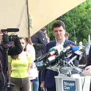 Nicuşor Dan și Stelian Bujduveanu Foto: Facebook Stelian Bujduveanu 