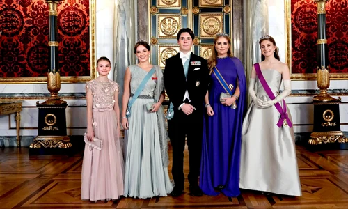 Prințul Christian cu prințesele PNG