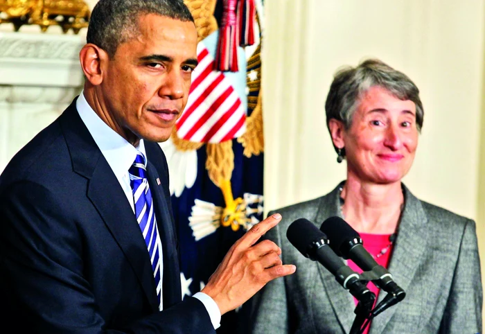 Preşedintele SUA Barack Obama are încredere în Sally Jewell FOTO Reuters