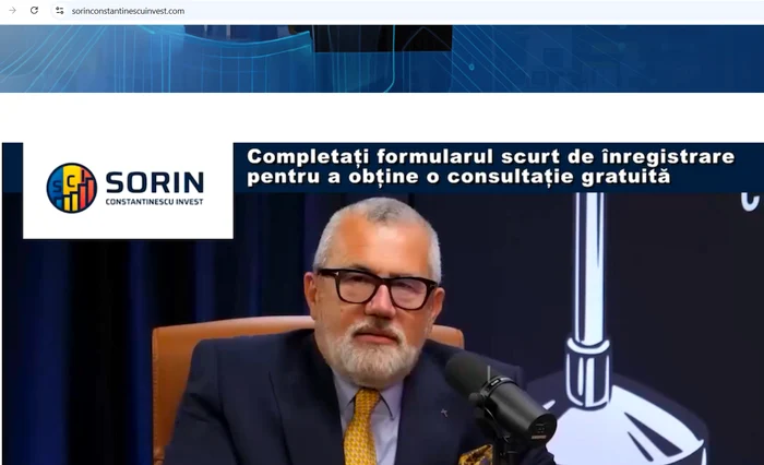 Adresa site-ului seamănă foarte mult cu cea originală