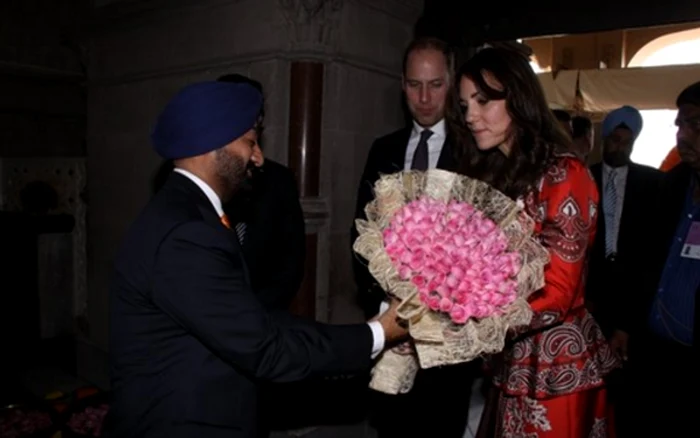 Ducele și Ducesa de Cambridge se află într-o vizită oficială Foto: AP