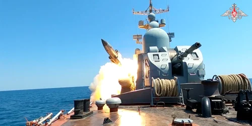 Putin a lansat exerciții navale cu rachete în Marea Neagră în 2023 FOTO Profimedia 