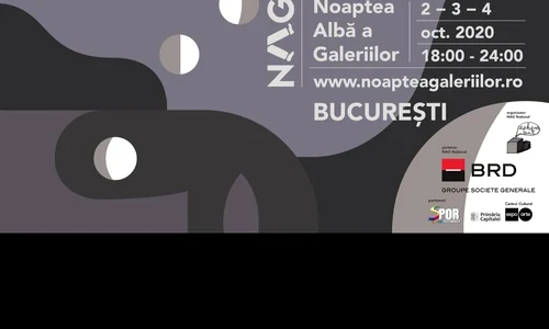 Noaptea Albă a Galeriilor 2020 ține trei nopți: 2 3 4 octombrie, în București și alte 10 orașe jpeg