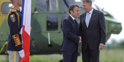 Emmanuel Macron si Klaus Iohannis. Inquam Photos / Octav Ganea