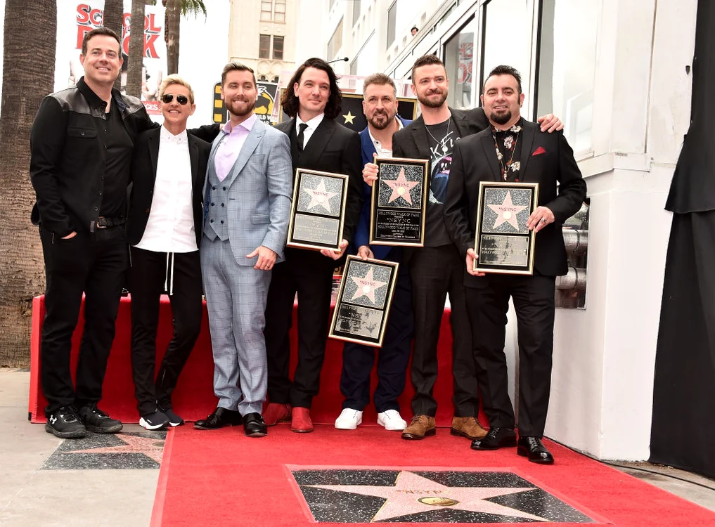 *NSYNC Honored With Star On The Hollywood Walk Of Fame jpeg
