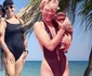 Între aceste două fotografii cu Silvia Dumitrescu este o distanță de aproape 40 de ani 