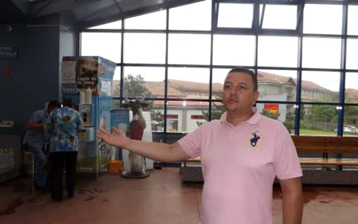 Sorin Tronea, şeful biroului administrativ de la Piaţa Crihala FOTO Corina Macavei