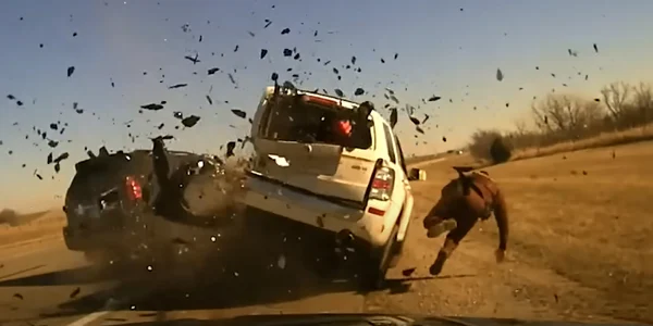 ofiter politie spulberat autostrada jpg