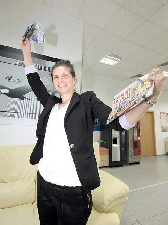 Paula Bölöni recomandă ziarul Click! tuturor cunoscuţilor din Braşov