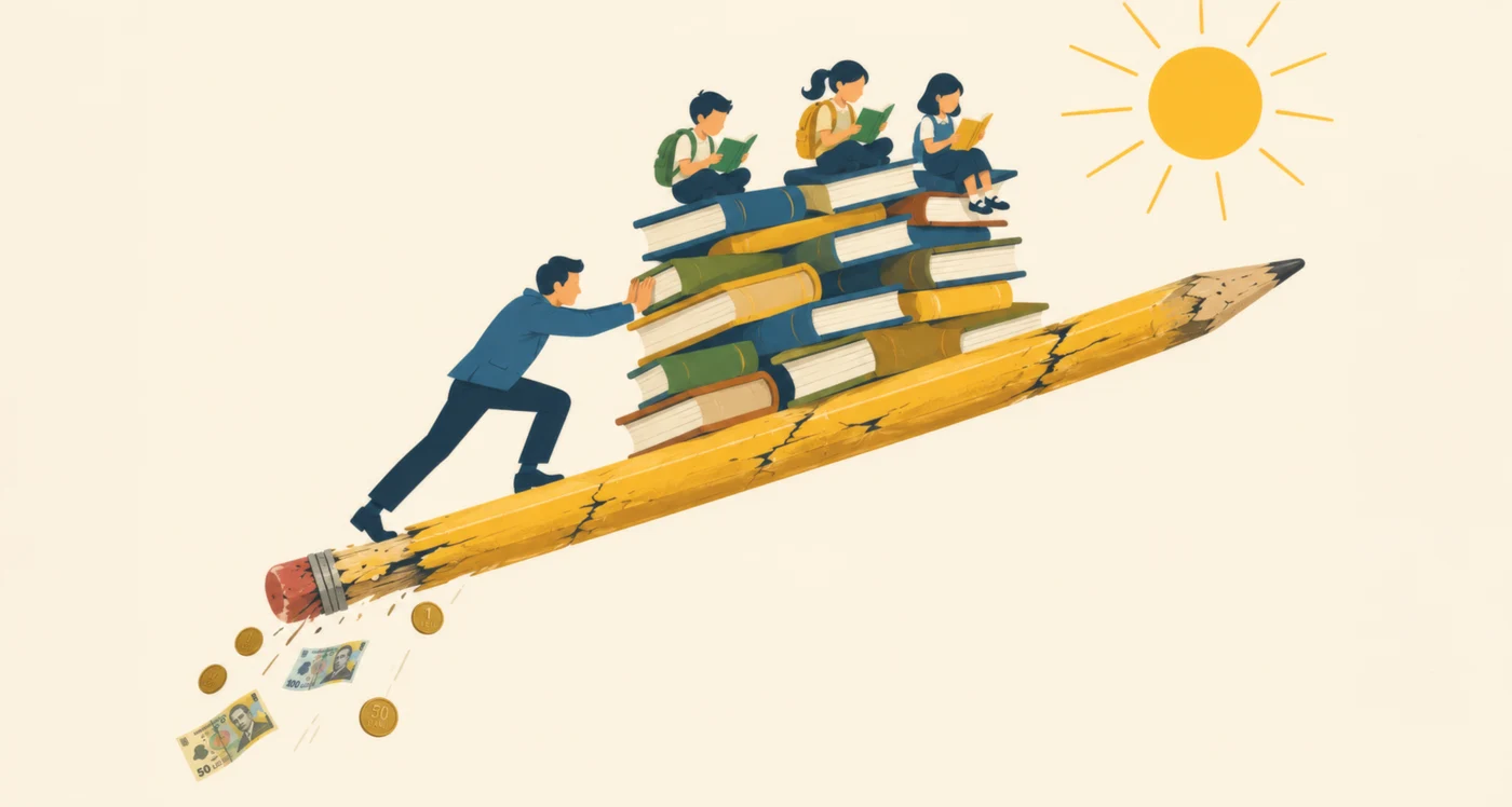 Reformele economice îngreunează evoluția sistemului de învățământ.
