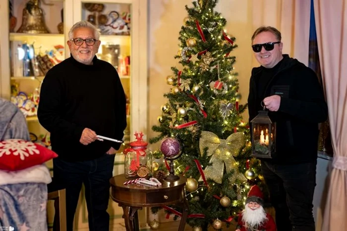 Ovidiu Lipan Țăndărică și impresarul Radu Grozafoto: arhivă personală