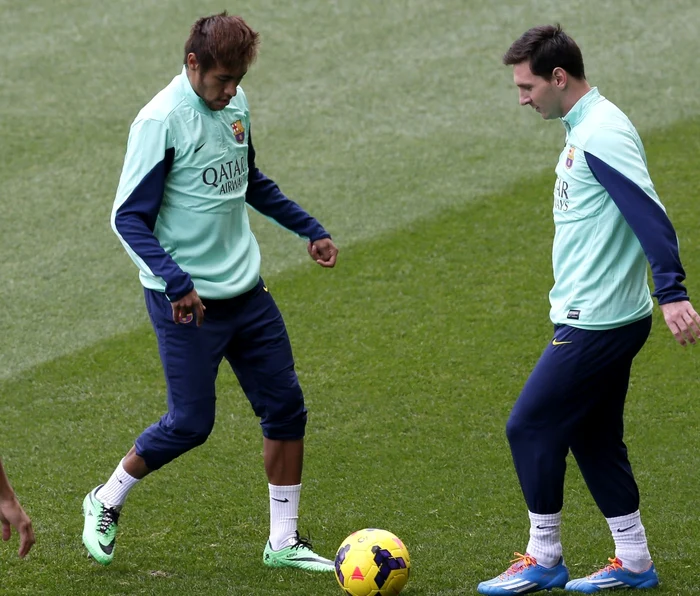 Neymar (stânga), alături de Lionel Messi FOTO Reuters