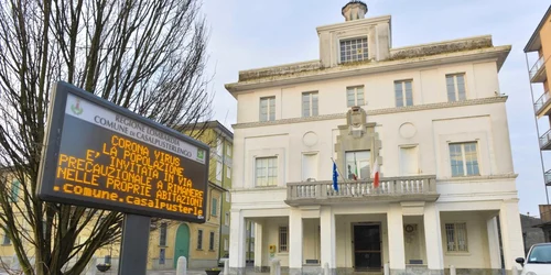 Imagini din regiunile aflate în carantină în Italia din cauza coronavirusului. FOTO EPA-EFE