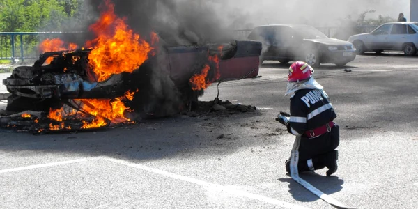 exercitiu igsu pompieri accident incendiu foto igsu