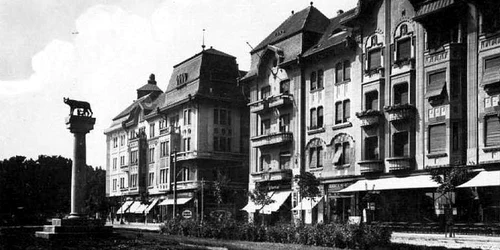 Centrul Timişoarei în 1930