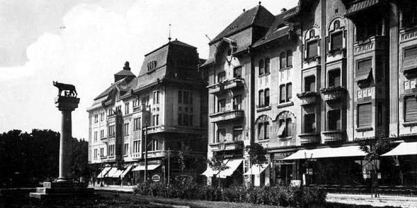 Centrul Timişoarei în 1930