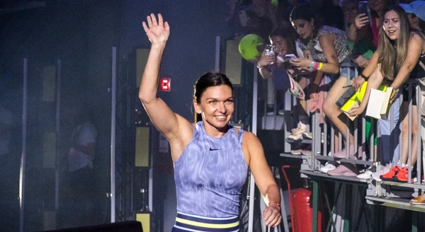 Simona Halep a simțit din nou dragostea publicului. Foto Facebook