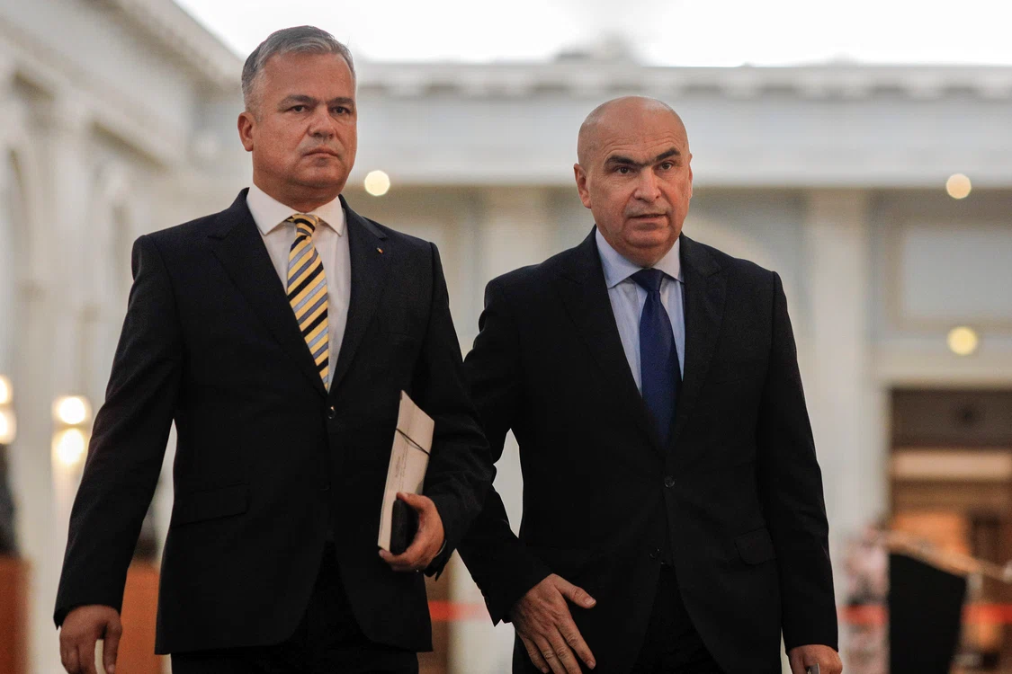 Adrian Veștea și Ilie Bolojan Foto : inquam photos