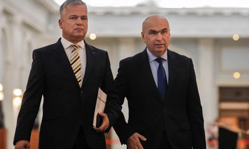 Adrian Veștea alături de Ilie Bolojan FOTO INQUAM / MALINA NOROCEA
