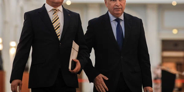 Adrian Veștea alături de Ilie Bolojan FOTO INQUAM / MALINA NOROCEA 