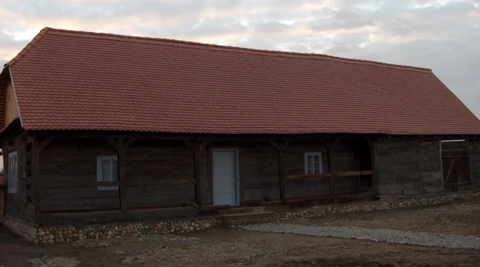 Casa a fost mutată la Muzeul Golești în 2007 FOTO Iustin Dejanu