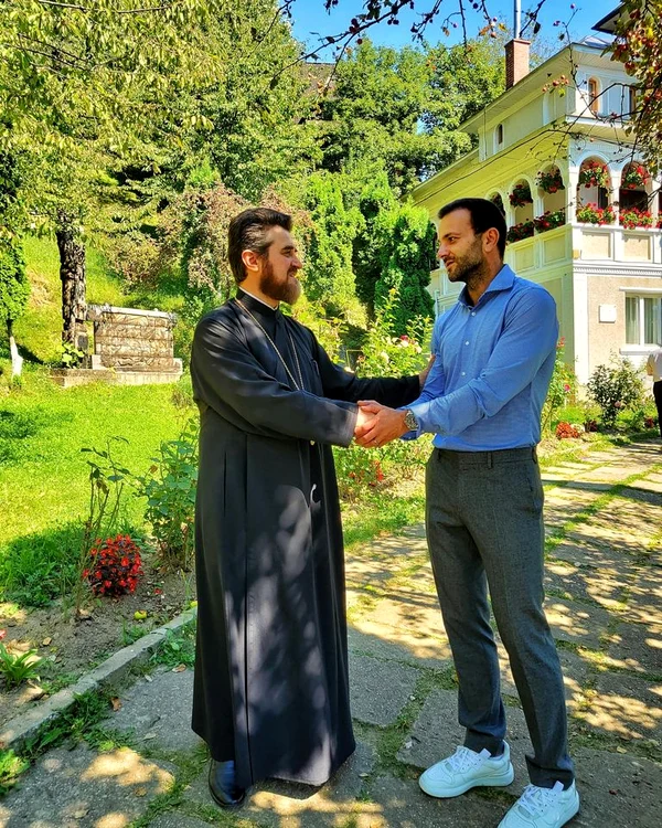 Mihai Morar a fost la Mănăstirea Rohia din Maramureş