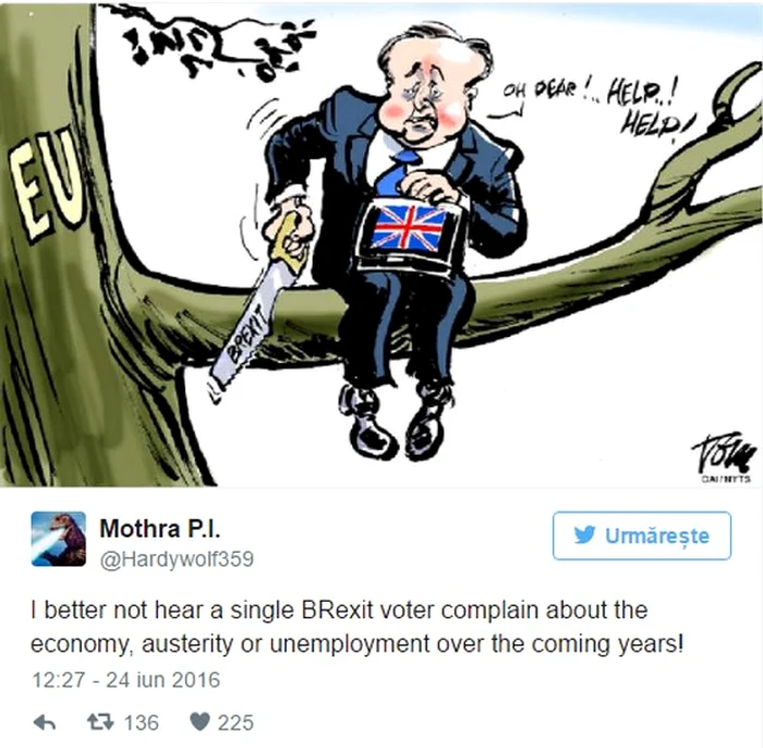 David Cameron a fost şi el ţinta unor desene pline de sarcasm 