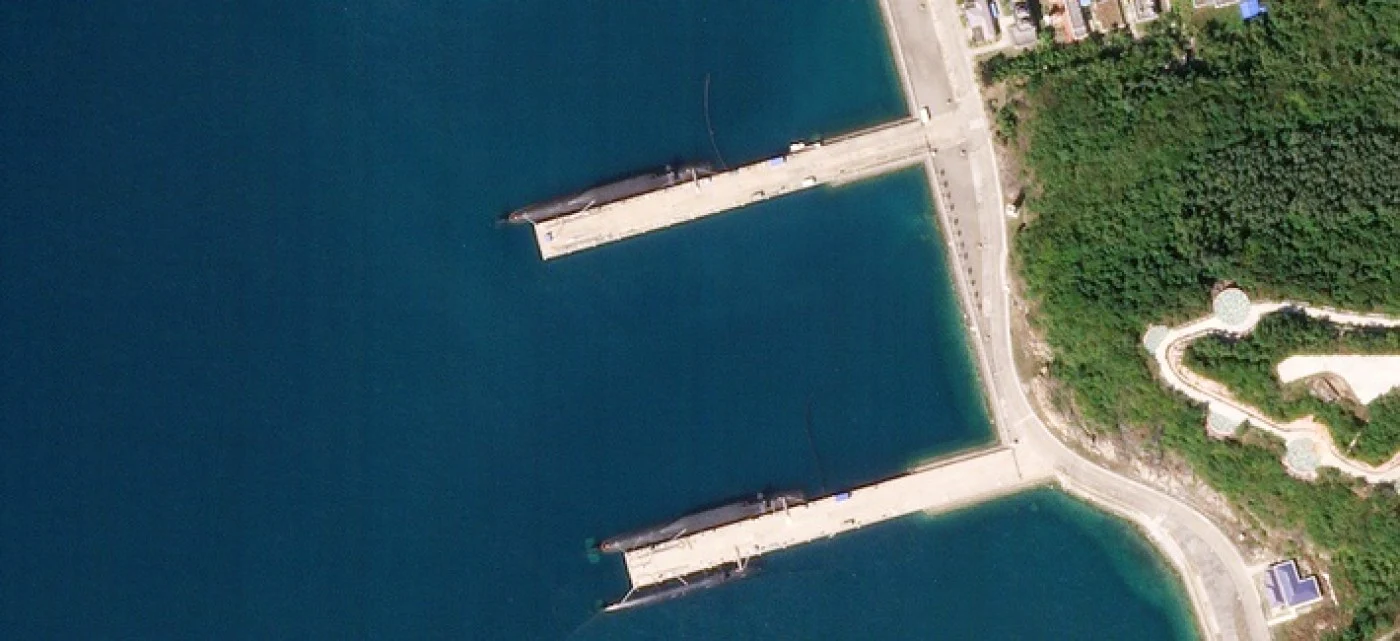 Bază navală chineză FOTO Defense One via Planet Labs