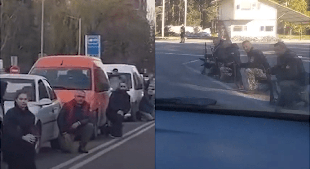 În genunchi în fața eroilor: așa își întâmpină ucrainenii soldații căzuți pe front FOTO VIDEO