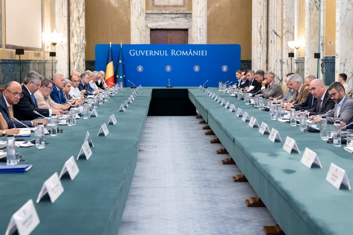Ilie Bolojan la reuniunea Consiliului Național Tripartit pentru Dialog Social/FOTO: Gov.ro