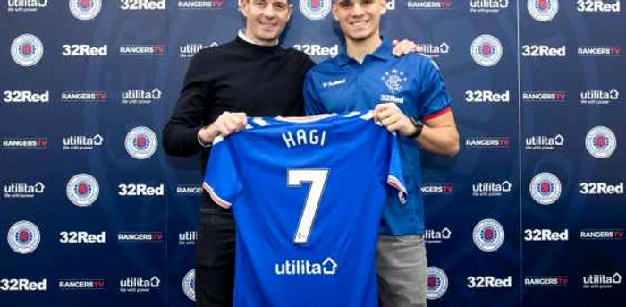 Ianis Hagi (dreapta), noul jucător al lui Glasgow Rangers FOTO Arhivă personală/Facebook