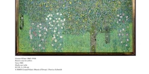 Rosiers sous les arbres de Gustav Klimt