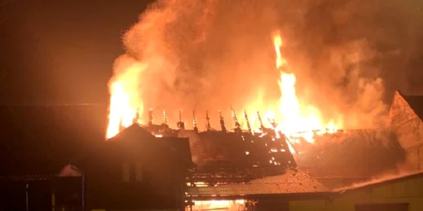 Incendiu la Rasnov
