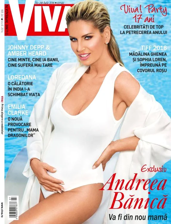 Coperta revistei „Viva” din luna iulie