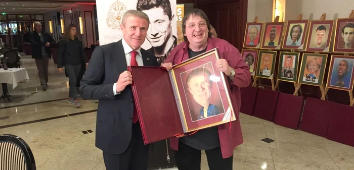 Ştefan Popa Popa's alături de fostul mare campion Sergej Bubka